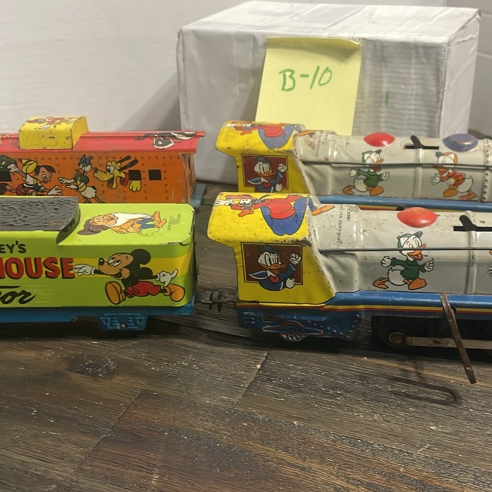 Vintage Tin Train toy
